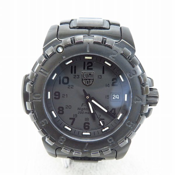 実際に弊社で買取させて頂いたLUMINOX/ルミノックス NIGHTHAWK/ナイトホーク F-117 ナイトホーク 腕時計 6400-200 【動作未確認】