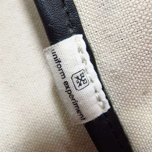 実際に弊社で買取させて頂いたuniform experiment/ユニフォームエクスペリメント UEロゴ/チェーンプリント トートバッグの画像 4枚目