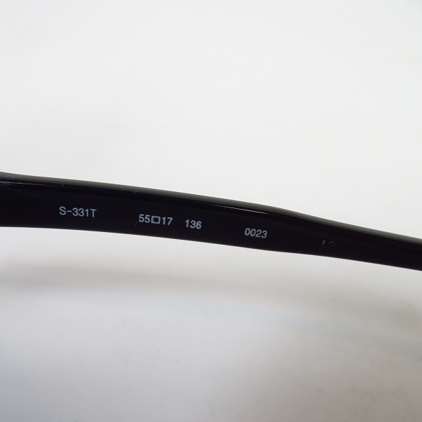 実際に弊社で買取させて頂いた999.9/フォーナインズ メガネフレーム S-331Tの画像 6枚目
