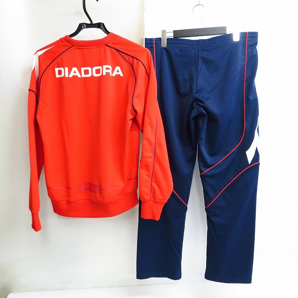 実際に弊社で買取させて頂いたDIADORA/ディアドラ CAオサスナ セットアップ ジャージ/160㎝の画像 1枚目