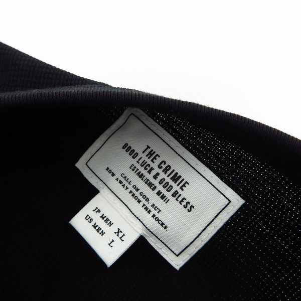実際に弊社で買取させて頂いたTHE CRIMIE/クライミー SURF KNIT T-SHIRT/ニット Tシャツ CR01-02L1-CS03/XLの画像 2枚目