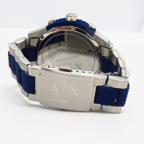 実際に弊社で買取させて頂いたARMANI EXCHANGE/アルマーニ エクスチェンジ クロノグラフ/クウォーツ/AX1386の画像 2枚目