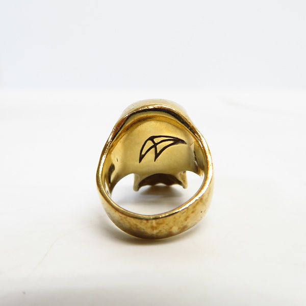 実際に弊社で買取させて頂いたCRAZY PIG/クレイジーピッグ LIVE SKULL/ライブスカル リング 9K/8-8.5号 の画像 4枚目