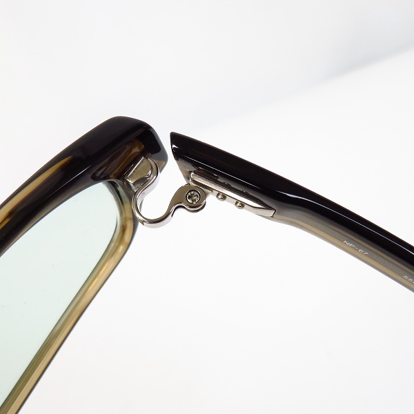 実際に弊社で買取させて頂いた999.9/フォーナインズ 度入り  フルリム カラーレンズ メガネフレーム/NP-67 136の画像 6枚目