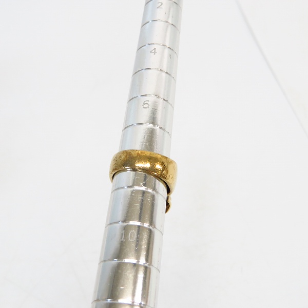 実際に弊社で買取させて頂いたCRAZY PIG/クレイジーピッグ LIVE SKULL/ライブスカル リング 9K/8-8.5号 の画像 8枚目