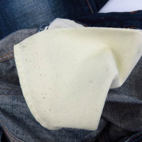 実際に弊社で買取させて頂いたDior HOMME/ディオールオム ウォッシュ加工 インディゴデニムパンツ 27の画像 6枚目