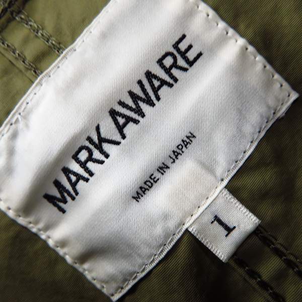 実際に弊社で買取させて頂いたMARKA WARE/マーカウェア ナイロン フーデッドコート/1 の画像 2枚目