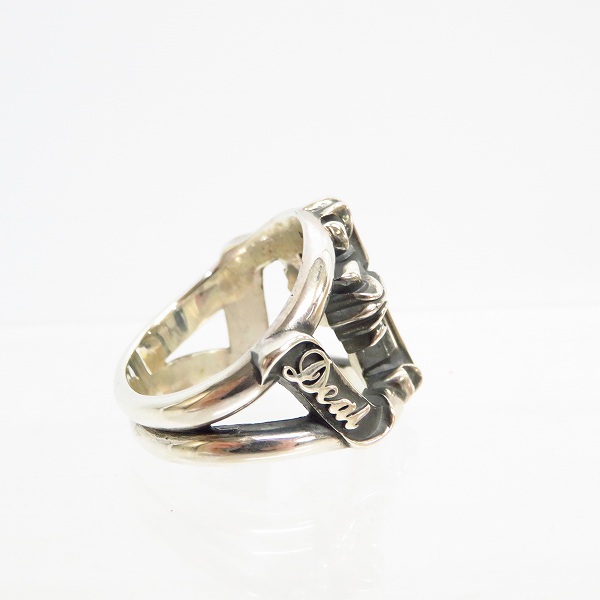 実際に弊社で買取させて頂いたDEAL DESIGN/ディールデザイン 17TH グランドリリー クロスリング/24号の画像 4枚目