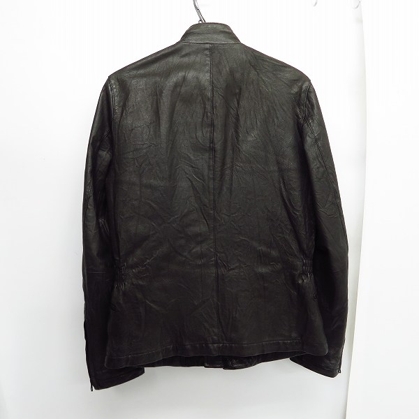 実際に弊社で買取させて頂いたEDIFICE/エディフィス シングル ライダースジャケット/40の画像 1枚目