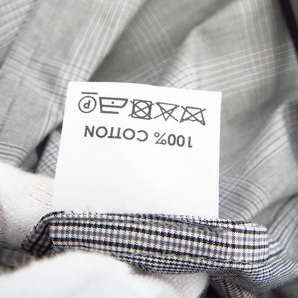 実際に弊社で買取させて頂いた【未使用】DRIES VAN NOTEN/ドリスヴァンノッテン BOXER 9168 チェックジャケット/46の画像 3枚目