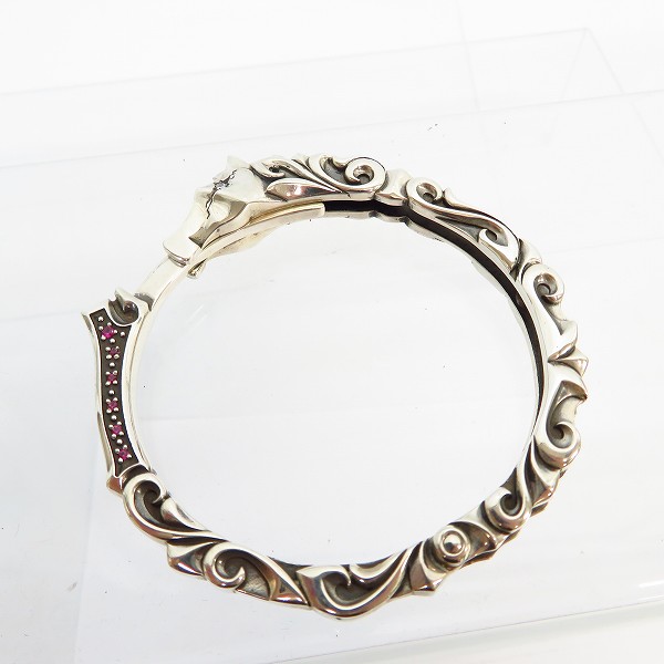 実際に弊社で買取させて頂いたDEAL DESIGN/ディールデザイン 2016collection SV925 ソリッドホースカフバングル 391470