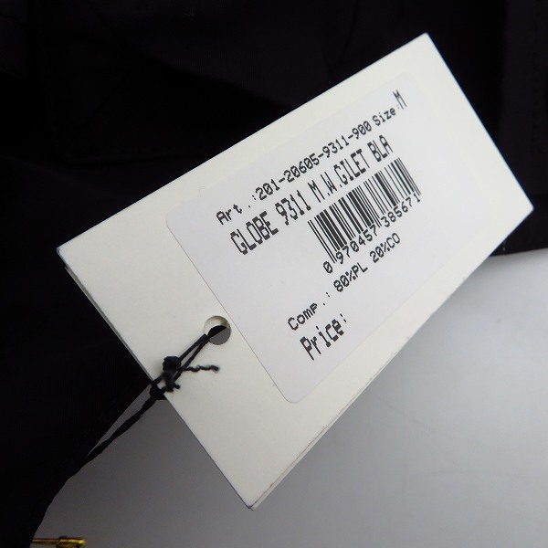 実際に弊社で買取させて頂いた【未使用/定価13万↑】DRIES VAN NOTEN/ドリスヴァンノッテン GLOBE 9311 ベスト/Mの画像 5枚目