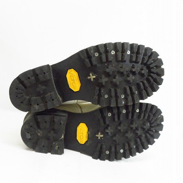 実際に弊社で買取させて頂いたBACKBONE/バックボーン レザーエンジニアブーツ ホワイト size：41 の画像 2枚目