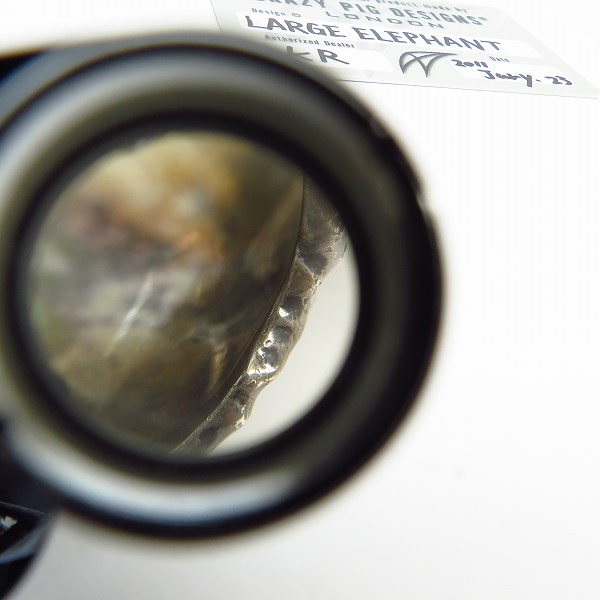 実際に弊社で買取させて頂いた【ギャラ付】CRAZY PIG/クレイジーピッグ ラージエレファントリング 6.5号の画像 3枚目