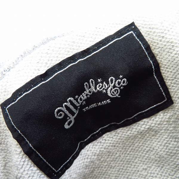 実際に弊社で買取させて頂いたMARBLES/マーブルズ 胸ロゴプリント プルオーバー パーカー グレーの画像 2枚目