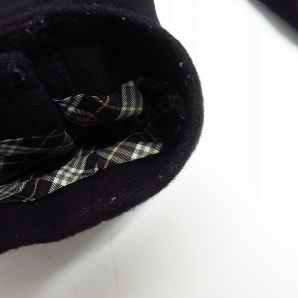 実際に弊社で買取させて頂いたBURBERRY BLUE LABEL/バーバリーブルーレーベル ウールコート FCK62-841-09/LLの画像 5枚目
