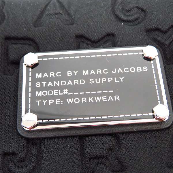 実際に弊社で買取させて頂いた【未使用】MARC BY MARC JACOBS/マークバイマークジェイコブス PC タブレットケース ブラック M6PE024の画像 5枚目