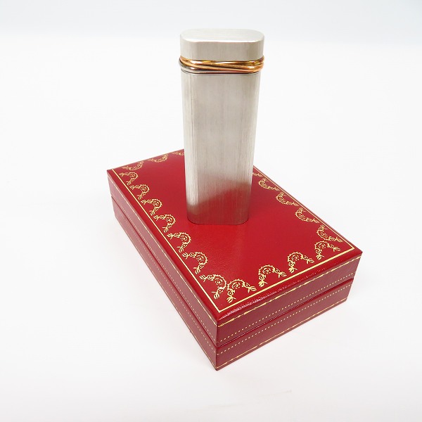 実際に弊社で買取させて頂いたCartier/カルティエ ローラーガスライター シルバー×ゴールド