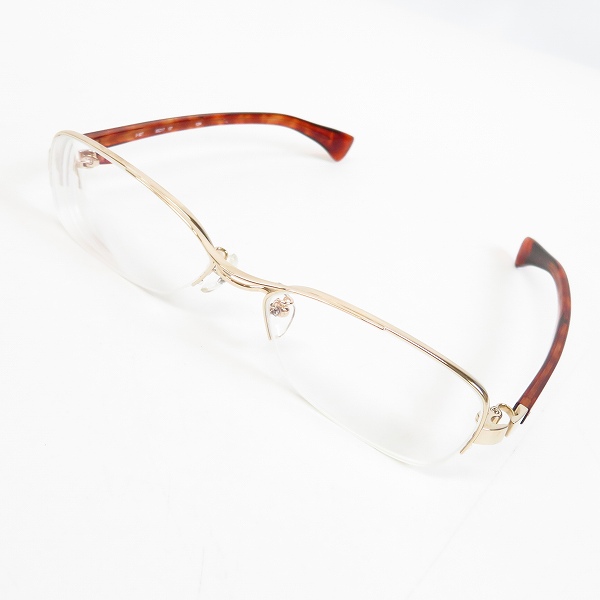 実際に弊社で買取させて頂いた999.9/フォーナインズ アスタリスク  度入り ハーフリム メガネ/眼鏡/アイウェア S-82T