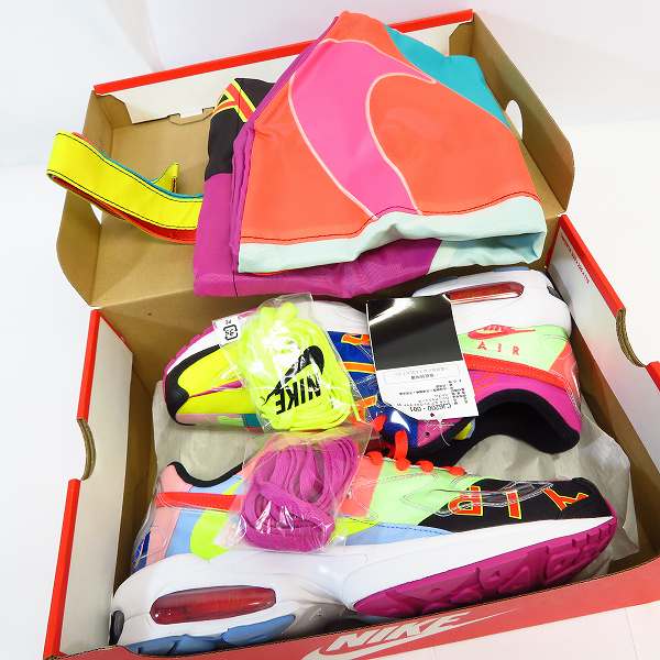 実際に弊社で買取させて頂いた【未使用】NIKE×atmos/ナイキ×アトモス AIR MAX2 LIGHT QS/エアマックス 2 ライト CJ6200-001/27.5の画像 8枚目