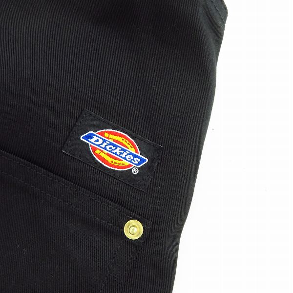 実際に弊社で買取させて頂いたX-LARGE×Dickies/エクストララージ×ディッキーズ オーバーオール ブラック/Mの画像 6枚目