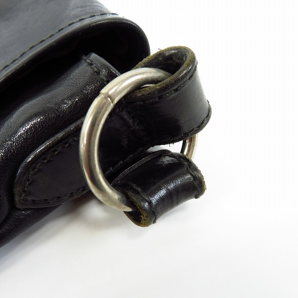 実際に弊社で買取させて頂いたDaniel&Bob/ダニエル&ボブ レザーショルダーバッグ ブラックの画像 7枚目