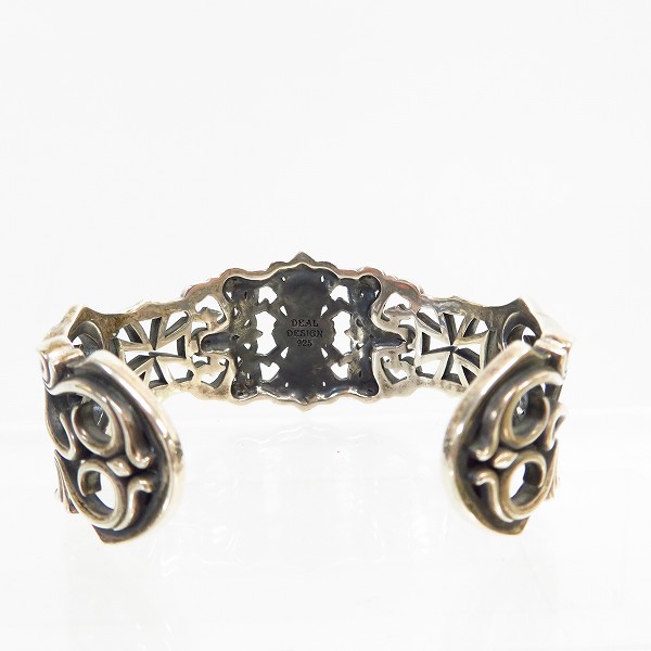 実際に弊社で買取させて頂いたDEAL DESIGN/ディールデザイン SV925 グランゲートバングル 391440の画像 2枚目