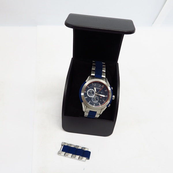 実際に弊社で買取させて頂いたARMANI EXCHANGE/アルマーニ エクスチェンジ クロノグラフ/クウォーツ/AX1386の画像 7枚目