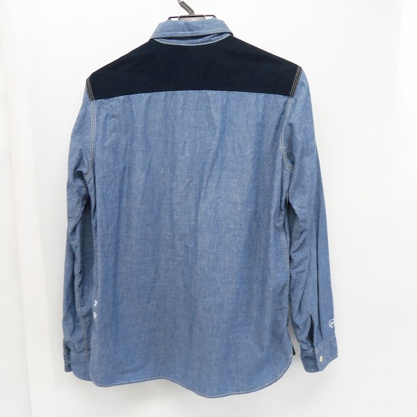 実際に弊社で買取させて頂いたuniform experiment×Carhartt/ユニフォームエクスペリメント×カーハート シャンブレーシャツ UE-130132 3の画像 1枚目