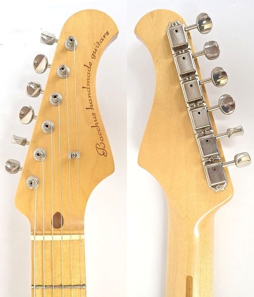 実際に弊社で買取させて頂いた★Bacchus/バッカス BST-57 BLK ストラトキャスターTypeの画像 3枚目