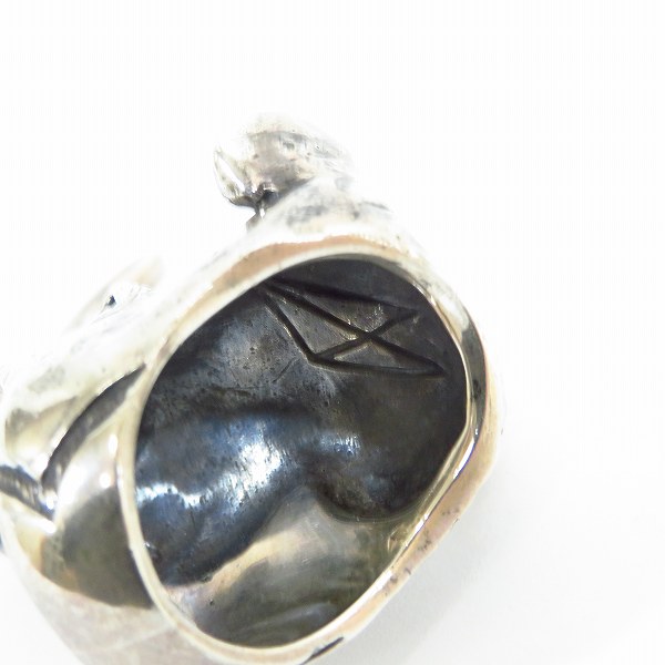 実際に弊社で買取させて頂いた【ギャラ付】CRAZY PIG/クレイジーピッグ ライノセラスリング 18号の画像 2枚目