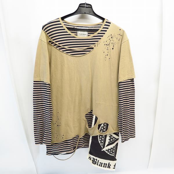 実際に弊社で買取させて頂いたMAISON MIHARA YASUHIRO/ミハラヤスヒロ フェイクレイヤード ロングスリーブTシャツ A00LT592 size：48