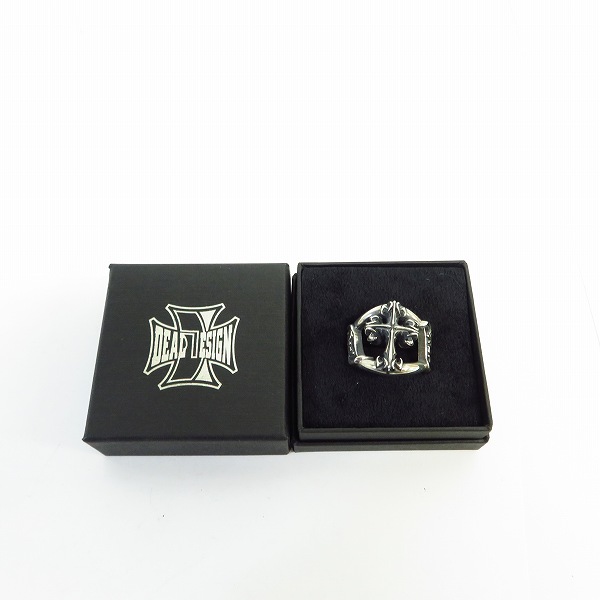 実際に弊社で買取させて頂いたDEAL DESIGN/ディールデザイン 17TH グランドリリー クロスリング/24号の画像 8枚目