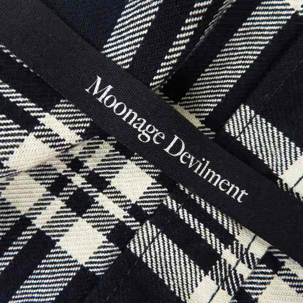 実際に弊社で買取させて頂いたMoonage Devilment/ムーンエイジデビルメント 形状記憶ワイヤー入り チェックブルゾン mjk-0041/46の画像 2枚目