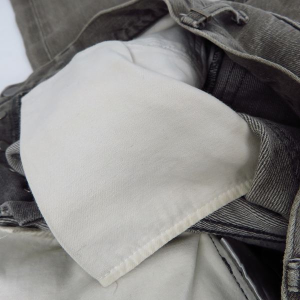 実際に弊社で買取させて頂いた【JPタグ】Dior HOMME/ディオールオム エディ期 ダメージ加工スキニーデニムパンツ 003D002TY046/26の画像 8枚目