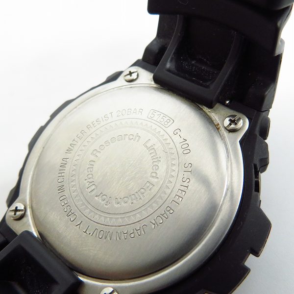 実際に弊社で買取させて頂いたG-SHOCK × URBAN RESEARCH/G-ショック×アーバンリサーチ コラボ  G100の画像 3枚目