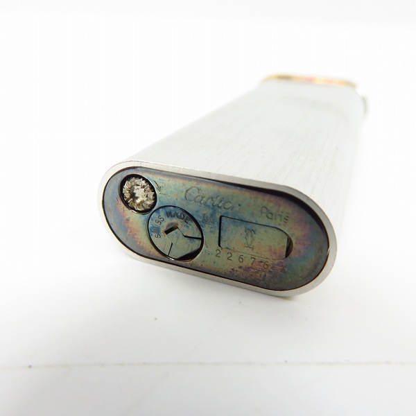 実際に弊社で買取させて頂いたCartier/カルティエ ローラーガスライター シルバー×ゴールドの画像 3枚目