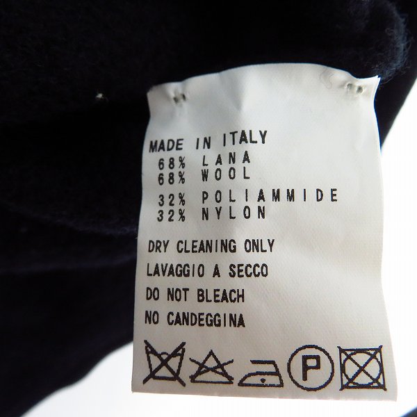 実際に弊社で買取させて頂いたDIRK BIKKEMBERGS/ダークビッケンバーグ ジップアップ ニットブルゾン ブラック size：Mの画像 3枚目