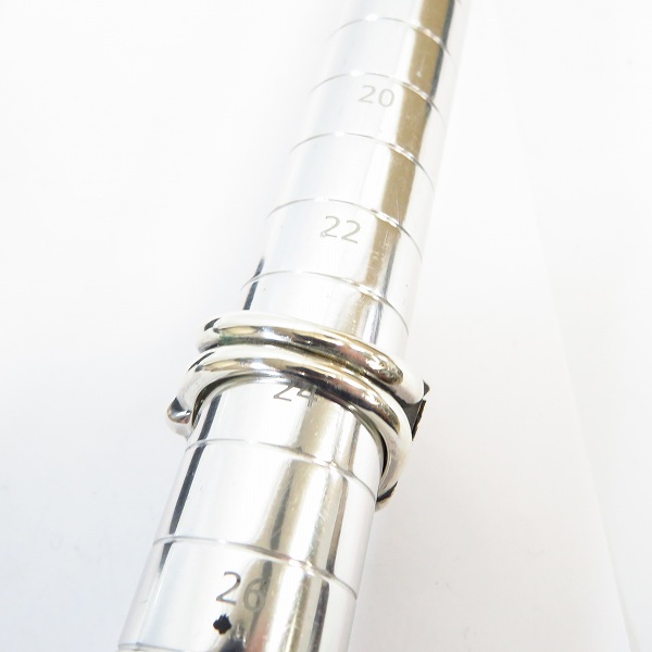 実際に弊社で買取させて頂いたDEAL DESIGN/ディールデザイン 17TH グランドリリー クロスリング/24号の画像 7枚目