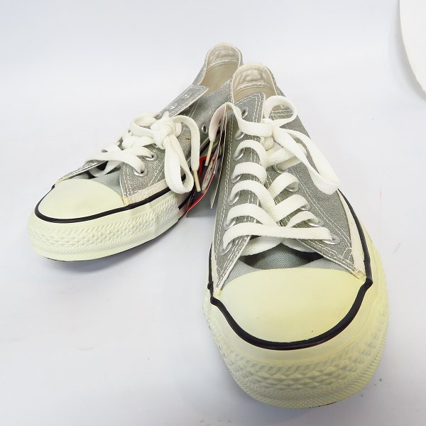 実際に弊社で買取させて頂いたCONVERSE/コンバース ALL STAR GLITTEST OX /オールスター シルバー　スニーカー 1P808/27.0の画像 0枚目