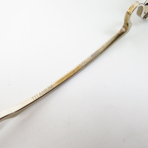 実際に弊社で買取させて頂いた999.9/フォーナインズ 度入り メガネフレーム M-30 の画像 4枚目