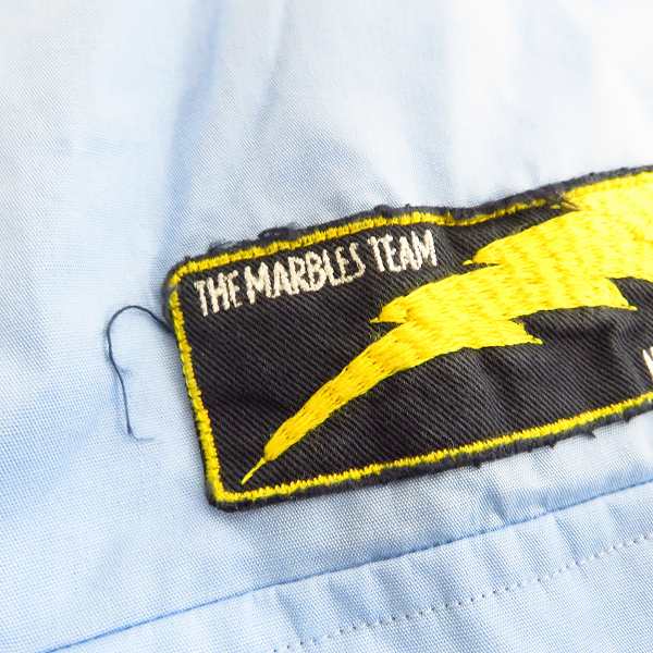 実際に弊社で買取させて頂いたMARBLES/マーブルズ ワッペン刺繍 半袖シャツの画像 3枚目