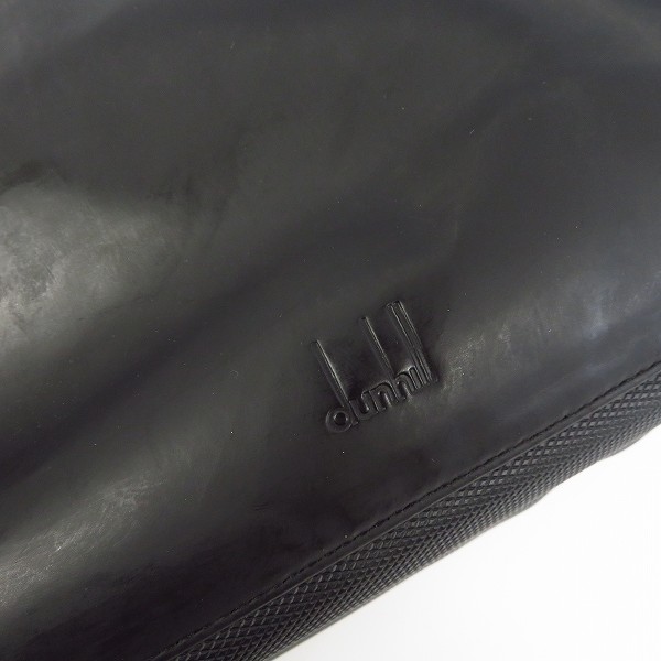 実際に弊社で買取させて頂いたdunhill/ダンヒル レザー×キャンバス ブリーフケース ビジネスバッグの画像 5枚目