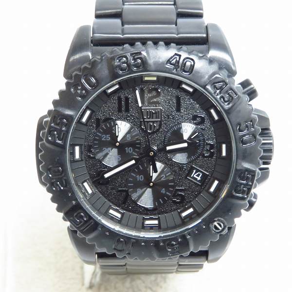 実際に弊社で買取させて頂いたLUMINOX/ルミノックスNAVY SEAL STEEL COLORMARK CHRONOGRAPH 3180 SERIES クロノグラフ 3182BO【動作未確認】