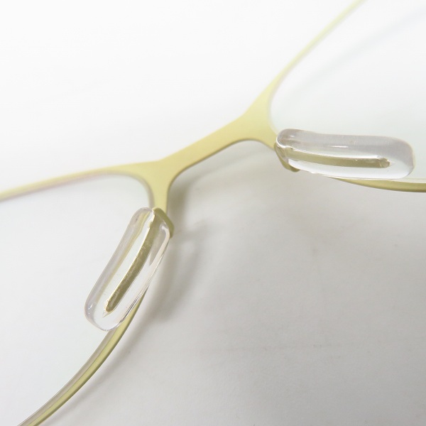 実際に弊社で買取させて頂いたic! berlin/アイシーベルリン 眼鏡/メガネフレーム/アイウェア Rossana P 863424 アイボリー系の画像 3枚目