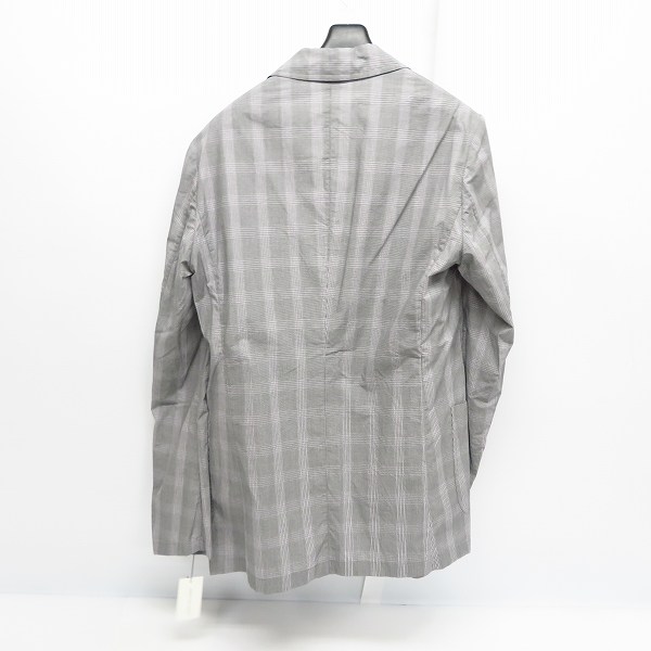 実際に弊社で買取させて頂いた【未使用】DRIES VAN NOTEN/ドリスヴァンノッテン BOXER 9168 チェックジャケット size：48の画像 1枚目