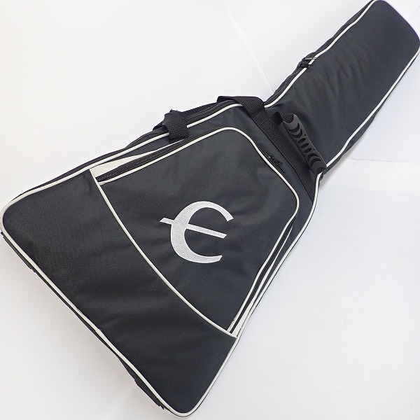 実際に弊社で買取させて頂いた★Epiphone/エピフォン 1958 Korina Flying V/コリーナ フライング V ソフトケース付の画像 9枚目