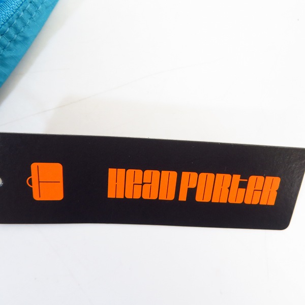 実際に弊社で買取させて頂いた【未使用】HEAD PORTER/ヘッドポーター ナイロン ミニポーチ ライトブルーの画像 5枚目