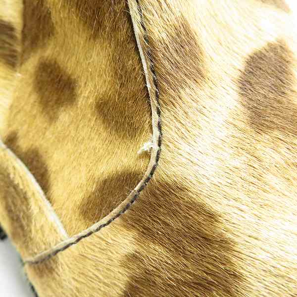 実際に弊社で買取させて頂いたBACKBONE/バックボーン レオパード ハラコ サイドゴアブーツ/41の画像 6枚目