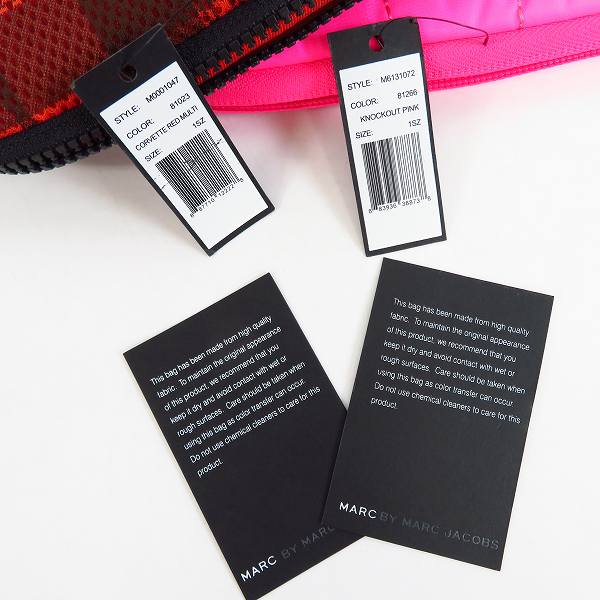 実際に弊社で買取させて頂いた【未使用】MARC BY MARC JACOBS/マークバイマークジェイコブス PC タブレットケース/クラッチバッグ M0001047他 2点セットの画像 5枚目